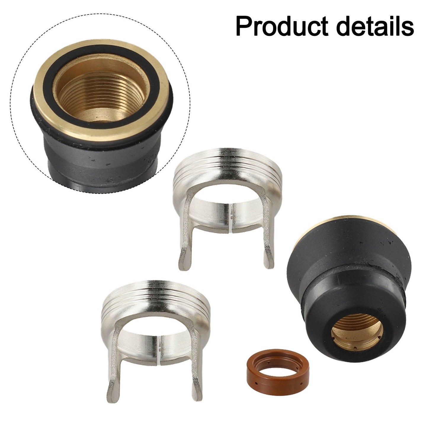 For IPT60 Compatible Plasma Cutter Torch Consumables 4PCS for Easy Use