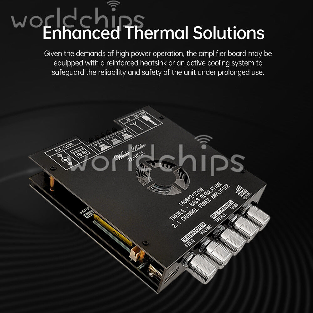 TDA7498E HT21 Bluetooth HIFI Digital Power Audio Amplifier Board 160Wx2+220W