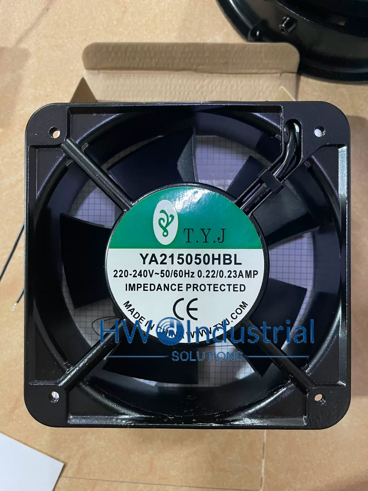 T. Y.J Fan YA215050HBL 220V 15CM 15050 220-240V 0.22/0.23AMP Aluminum Frame Fan