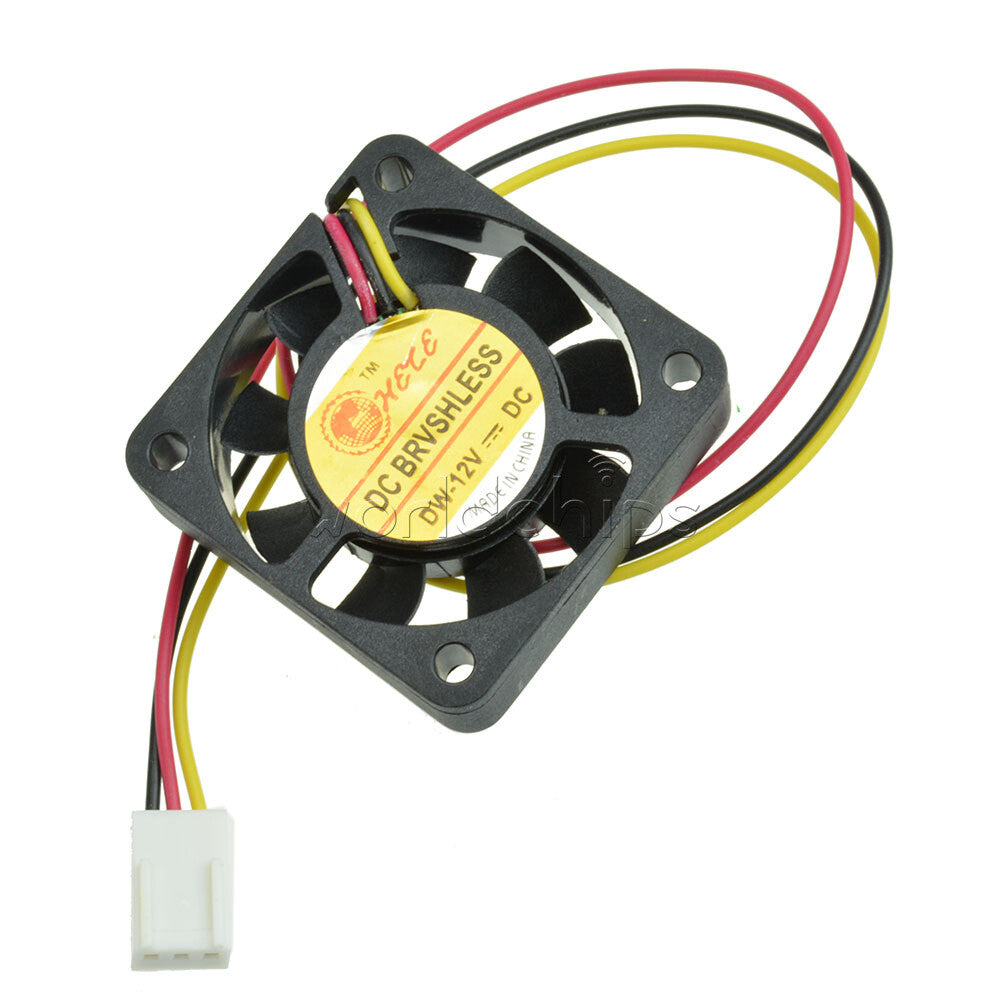 10Pcs 3-Pin Computer CPU Cooler Cooling Fan PC 4cm 40x40x10mm DC12V Module