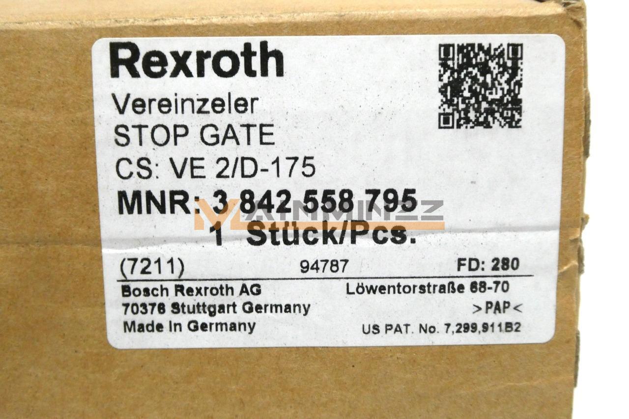 1PCS Rexroth Stop Gate VE2/D-175 MNR: 3842558795  Fast delivery