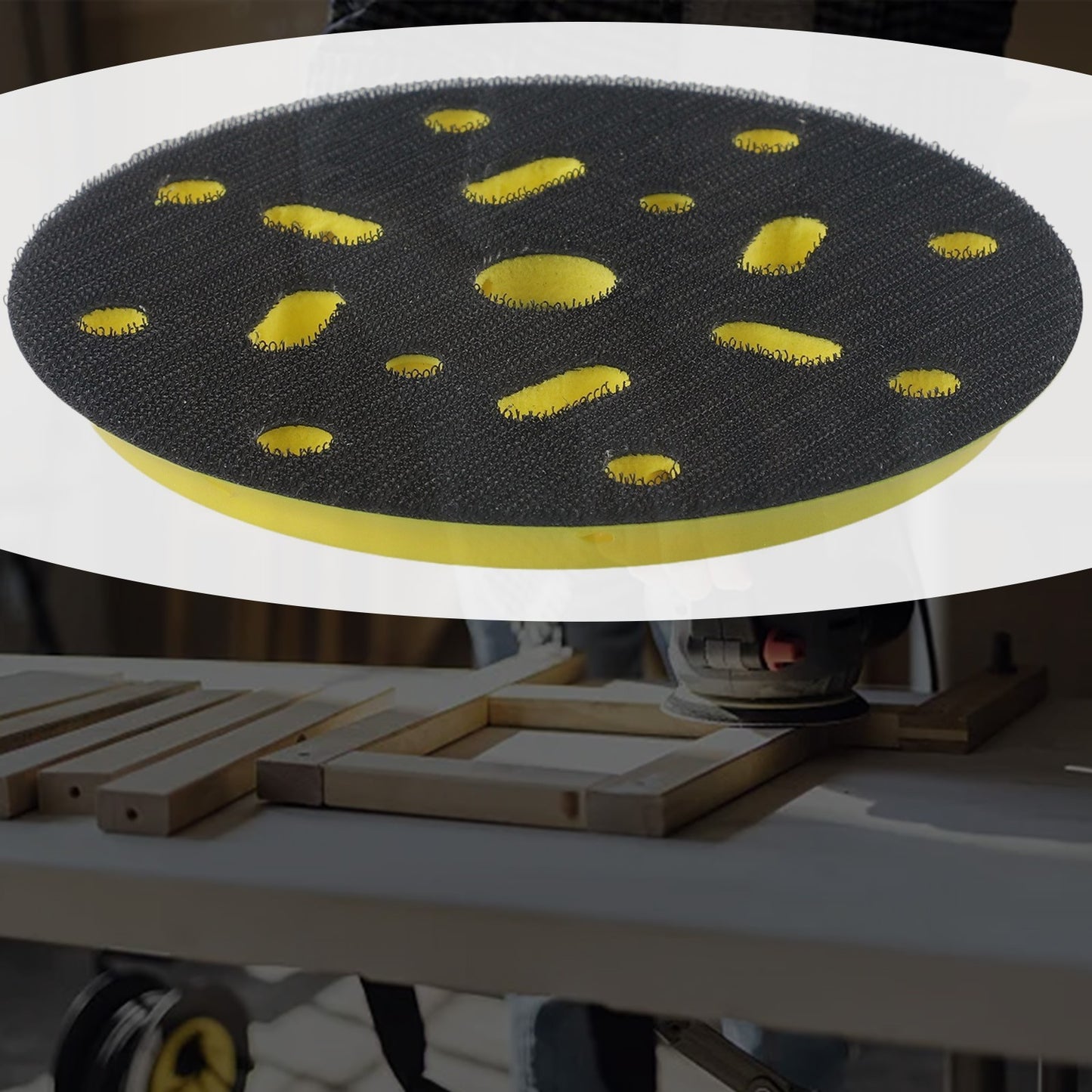For Sander Backing Plate Polisher Sanding Disc Holder Pad Tools Kit AU
