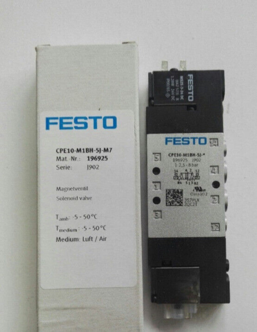 1PC For FESTO CPE10-M1BH-5J-M7 196925 Solenoid Valve