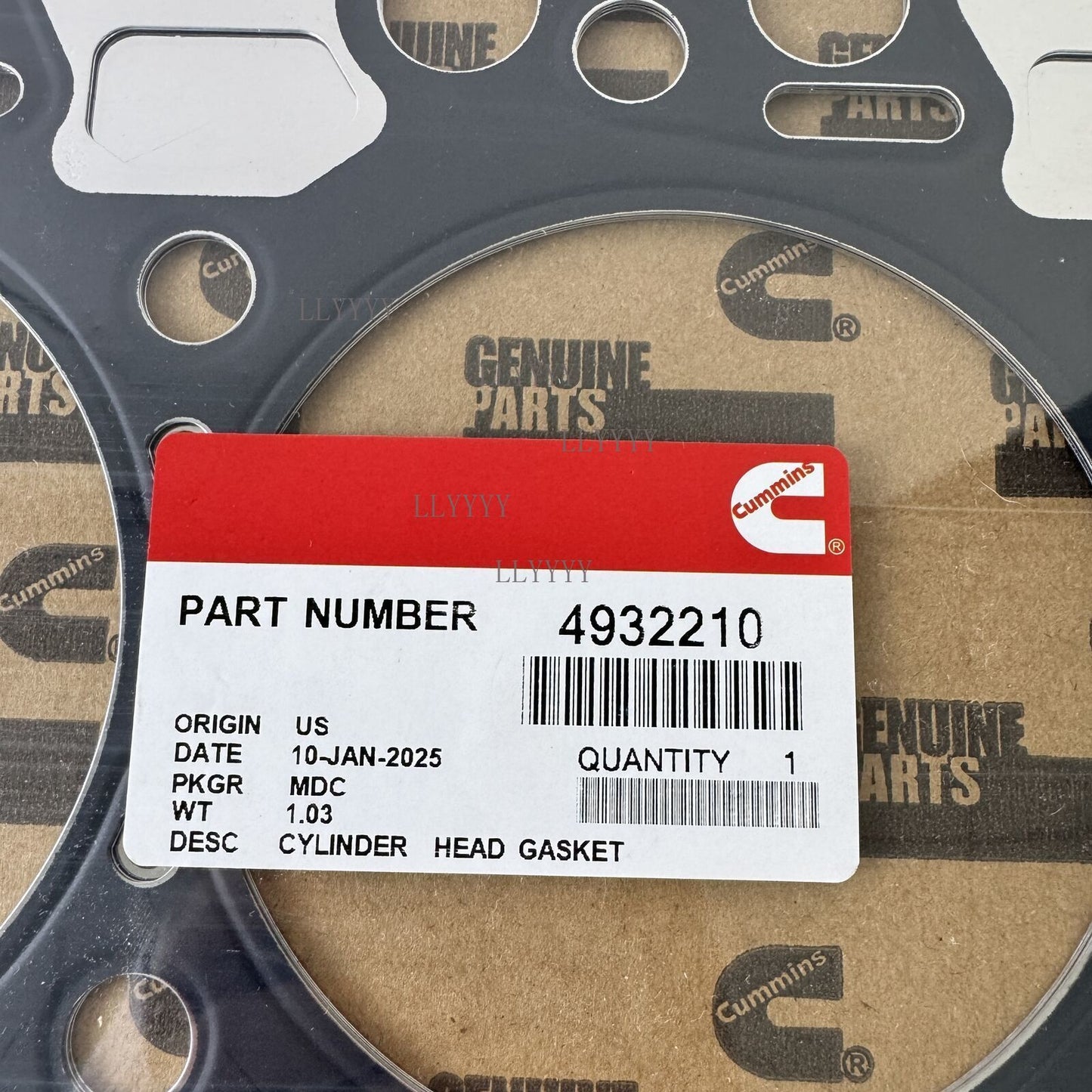 Cummins Cylinder Head Gasket For 2007-2017 Dodge Ram 2500 6.7L Diesel 4932210