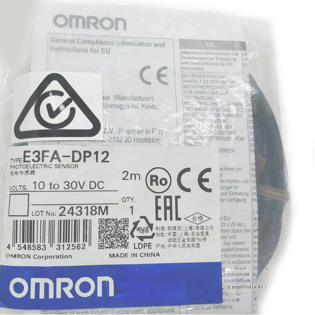 Omron PLC Unit E3FA-DN11 E3FA-DN12 E3FA-DN13 E3FA-DP11 E3FA-DP12 E3FA-DP13