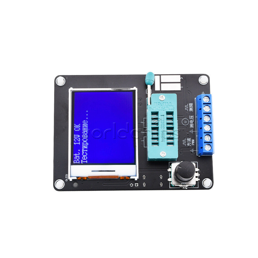 GM328A Transistor Tester Diode Capacitance Inductance ESR Volt Frequency Meter