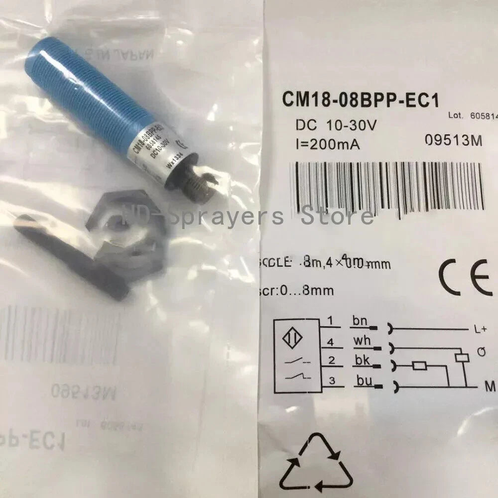 1PCS  SICK CM18-08BPP-EC1 Proximity Sensor Free Shipping CM1808BPPEC1 #P