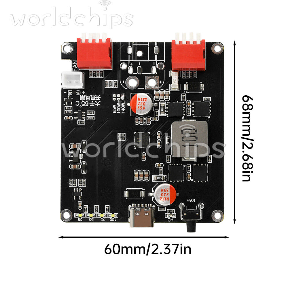 140W Bidirectional Fast Charger Module 2S-6S Li-ion Battery Charging Board