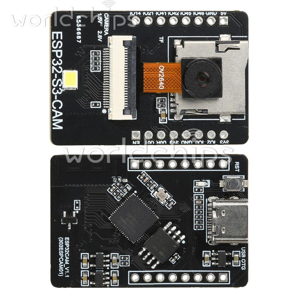 ESP32-S3-CAM WiFi Bluetooth development board Visual recognition module Type C