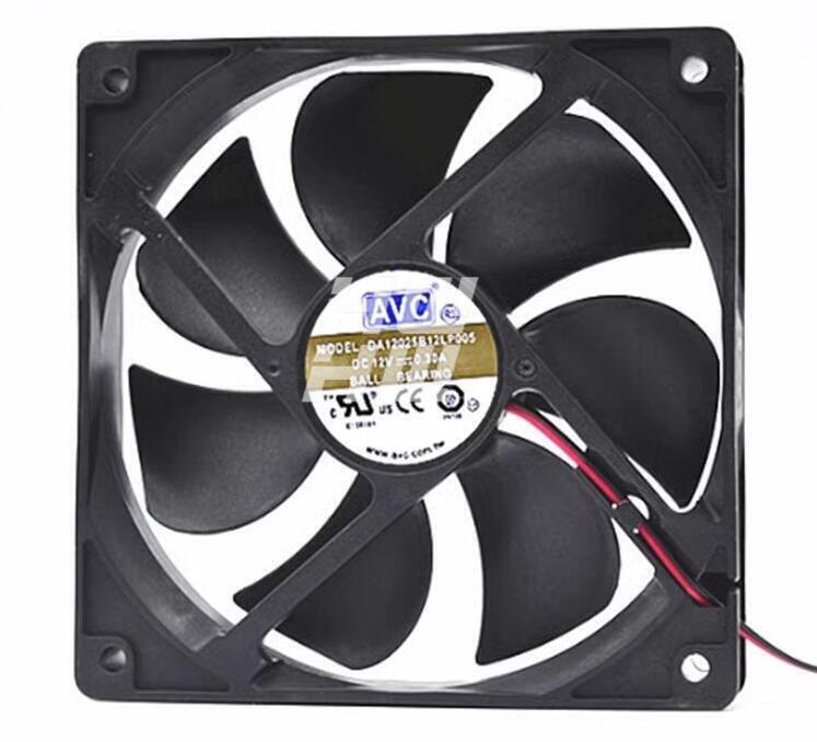 AVC DA12025B12L 120*25MM 12025 DC 12V 0.3A 4-Pin High Airflow PWM Cooling Fan