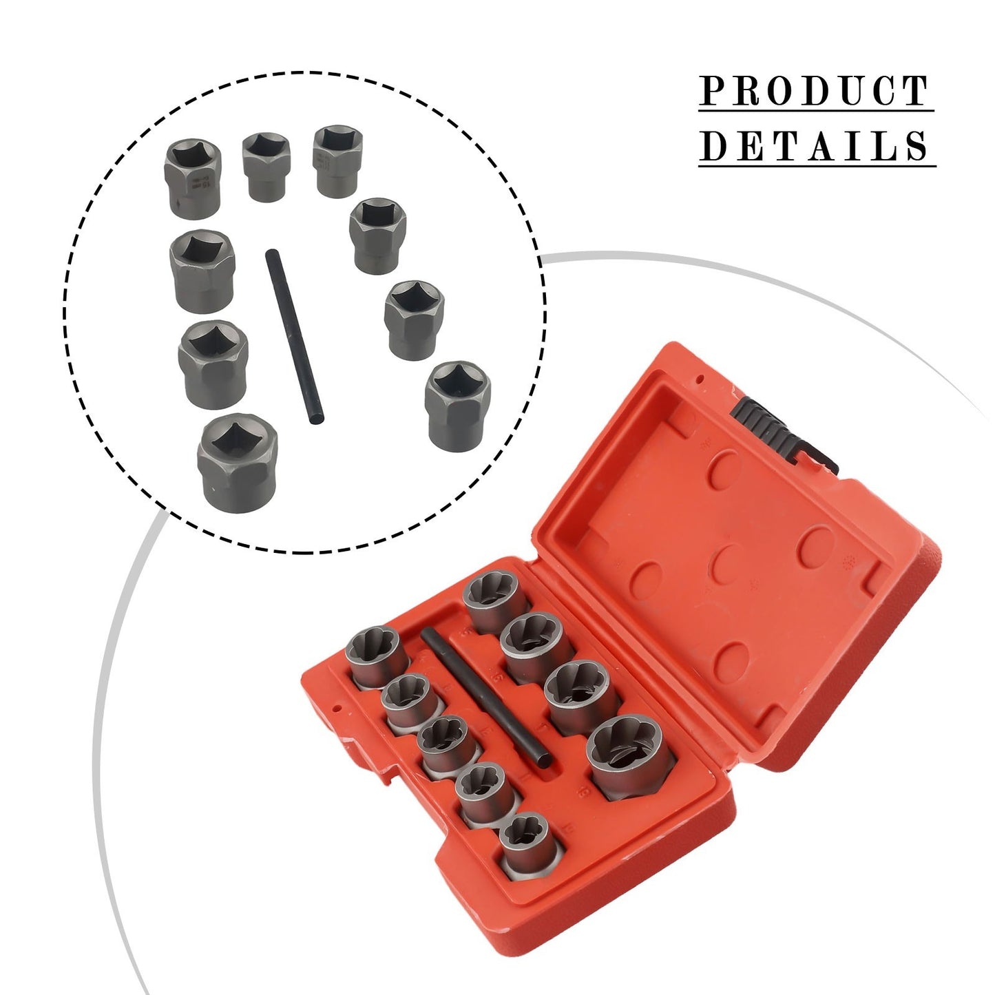 Reliable Stripped Bolt Remover Kit for Machinery and Automotive Repair