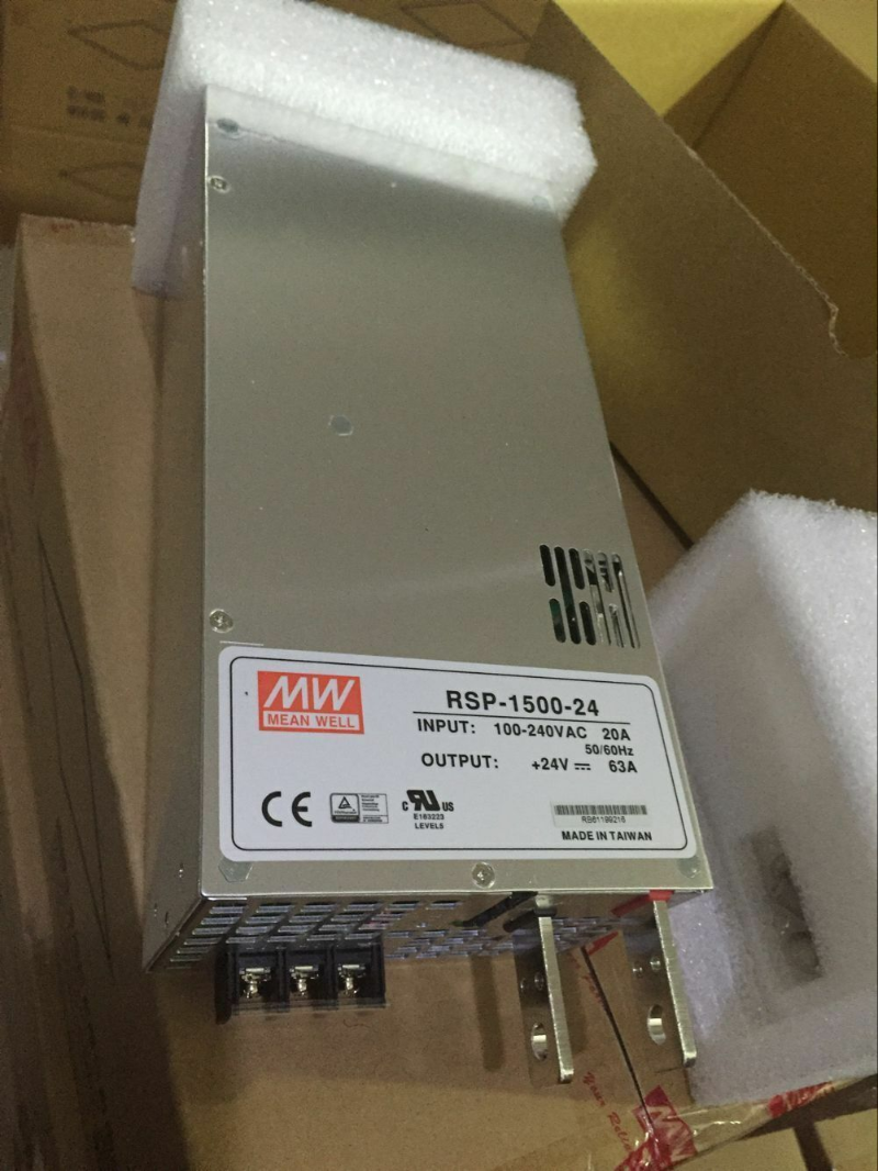 1pcs MEAN WELL RSP-1500-24 Switching Power Supply with PFC 24V 63A 1512W