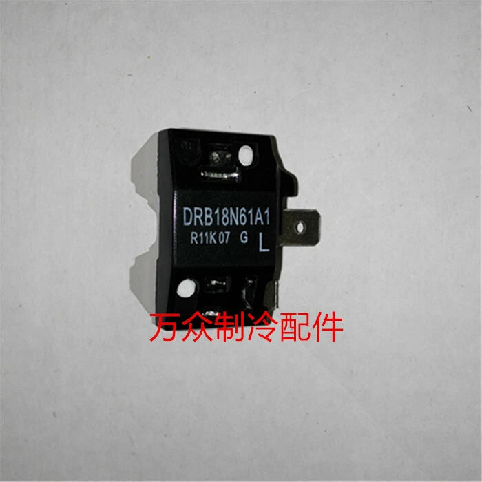 2PCS - DRB18N61A1  Refrigerator Compressor Flat Protector Overload Protector
