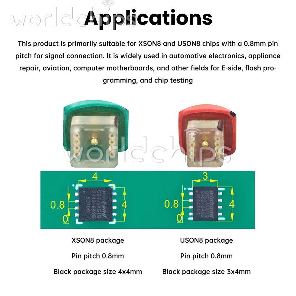 USON8 XSON8 Chip Download Burn Write Probe Spring Needle flash Chip Burner Cable