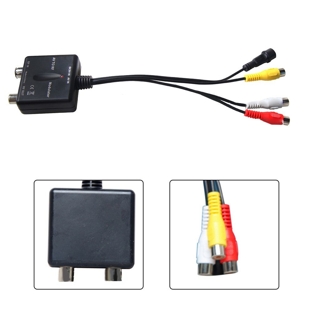 Dedicated AV to RF Modulator M03 for Home Theater with VHF Support and Output