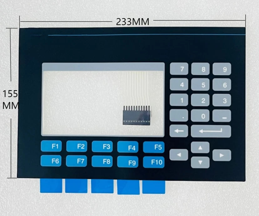 for 2711-B5A20 2711-B5A16 Digitizer Glass + Membrane Keypad Touch Screen Panel