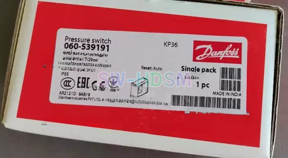 1PCS   Danfoss KP36 060-539191 Pressure Switch Freight Free