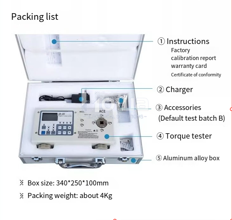 Torquemeter Hios HP-100 Digital Torque Meter Torsiometer