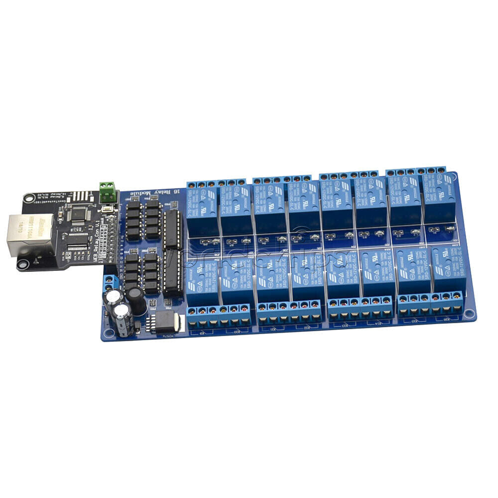 Ethernet control module 8/16 Channel relay controller board With RJ45 interface