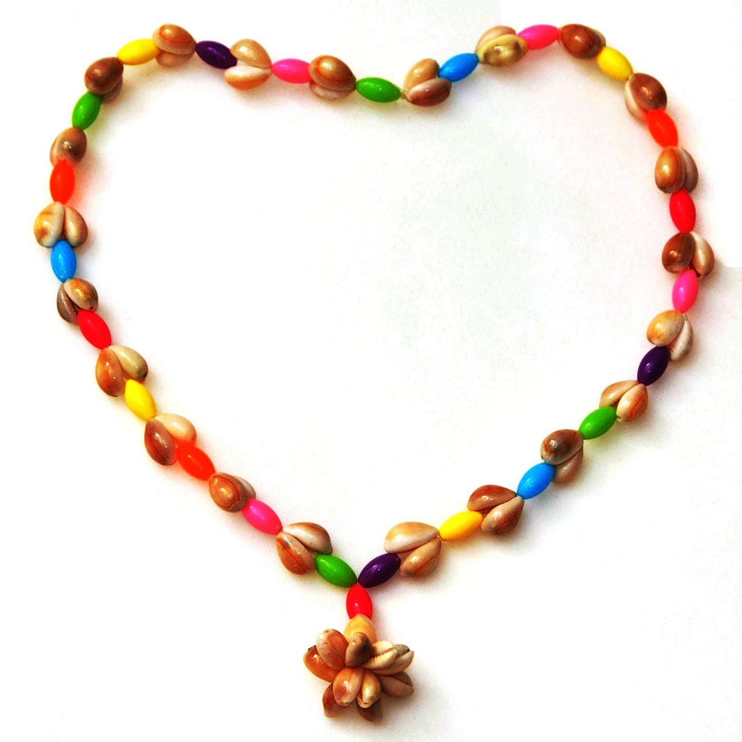 Beautiful Natural Conch Good Luck Shell Craft Hand Made Unique Jewelry Necklace