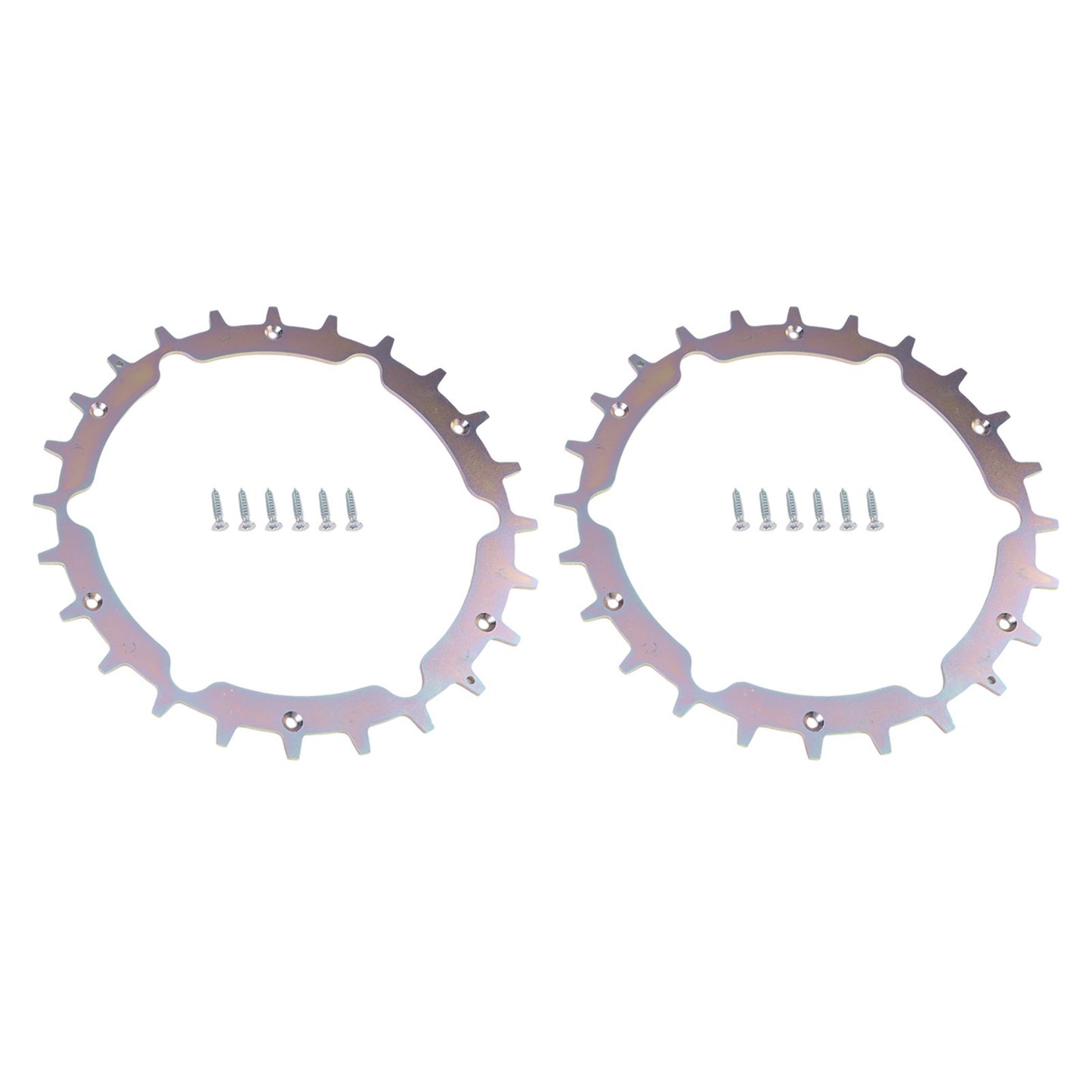 Set of Two Anti Skid Wheels for Robotic Lawn Mower Reliable Grip on Slopes
