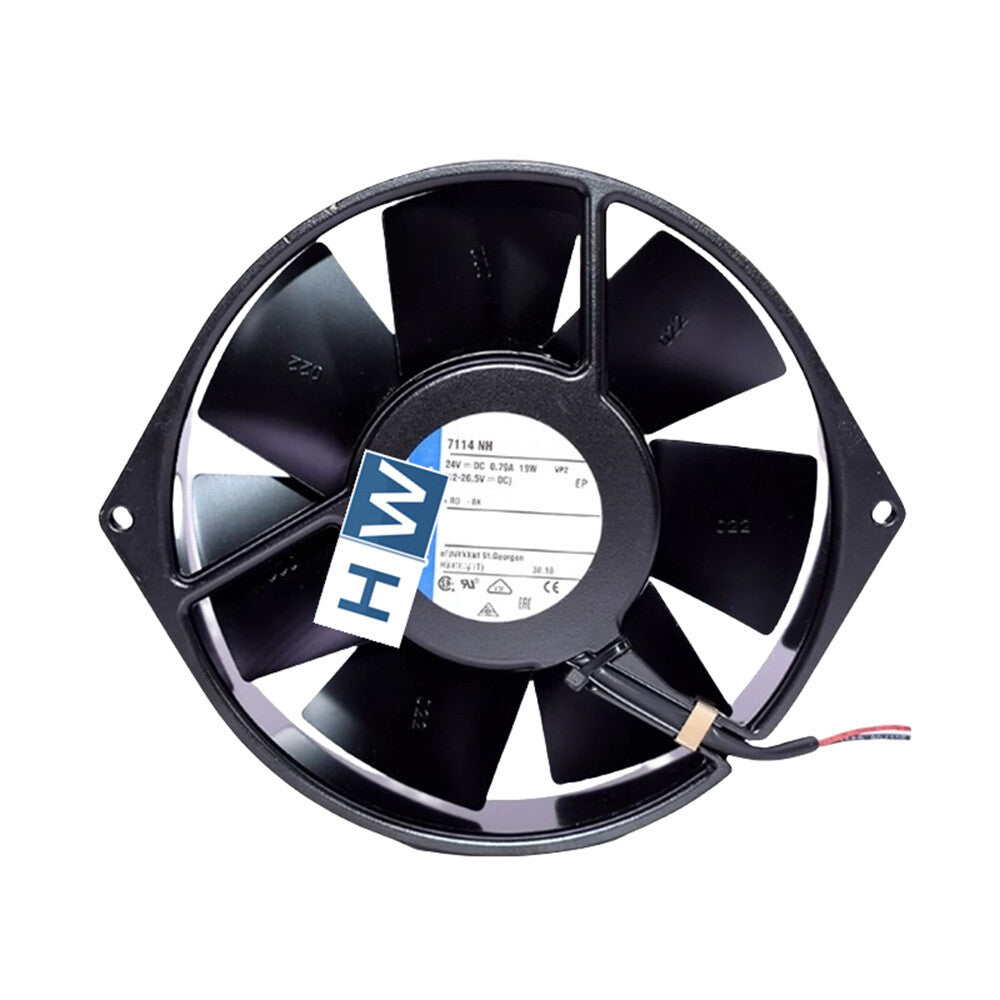 1/piece 7114NH 19W 24V 0.79A Metal Equipment Axial Flow Cooling Fan