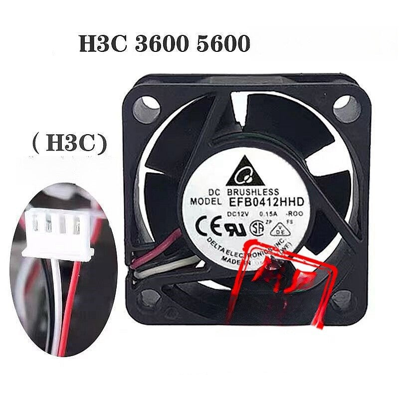 Delta 4020 EFB0412MD 12V 0.10A 4cm Ball Switch Cooling Fan
