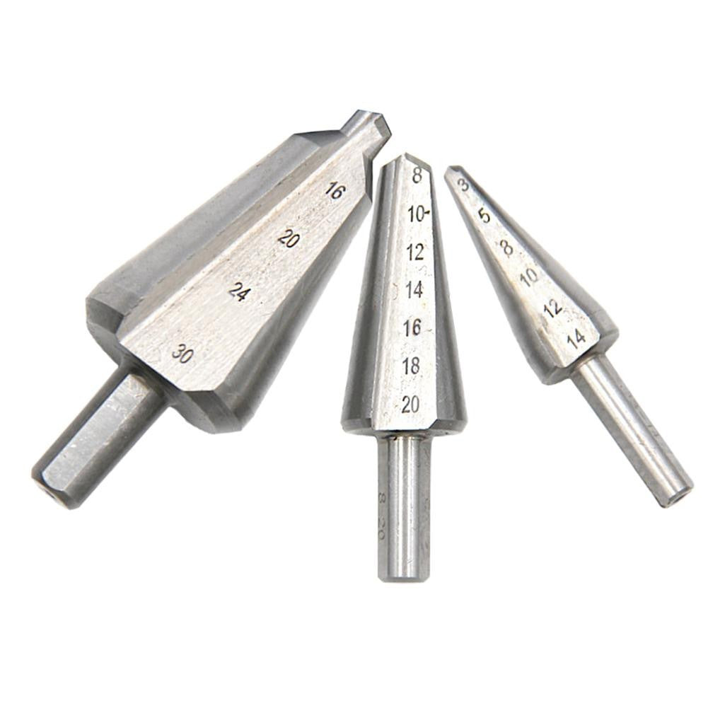 Drill Bit Taper 6/8/10mm Shank Cone Cutter Construction Site Decoration