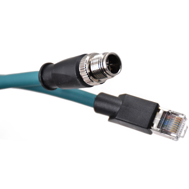 M12 To Rj45 8pin X-type Network Cable for SICKEthernet/EtherCat Keyence Cognex