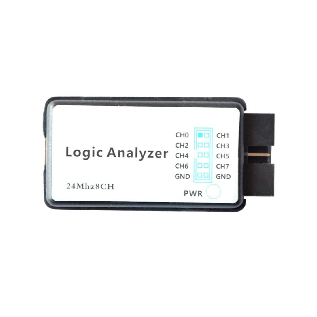 USB Logic Analyzer Device with EMI Ferrite Ring USB Cable 24Mhz 8CH 24Mhz 8 Chan