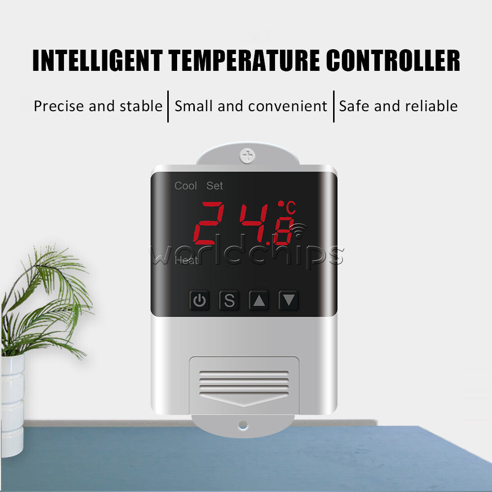 DTC1200  AC 110V-230V Digital Intelligent Temperature Controller + NTC Sensor