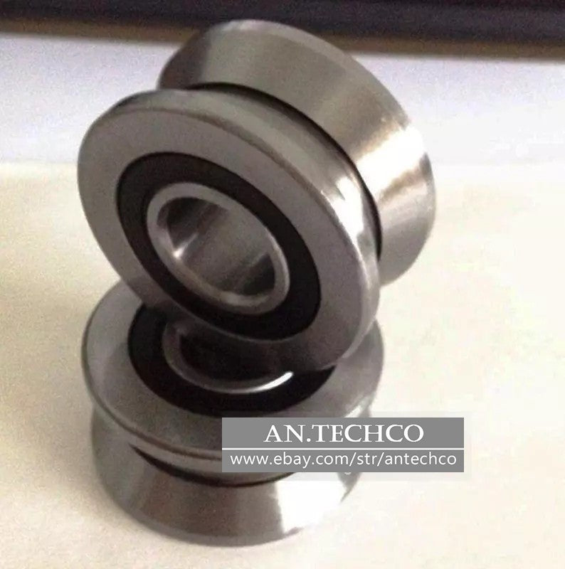 5Pcs LV20/8 2RS sealed ball tack roller 8*30*14mm Groove Ball V vgroove Bearing