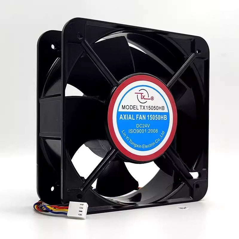 TX TX15050HB DC24V 15CM Axial Cooling Fan with Aluminum Frame