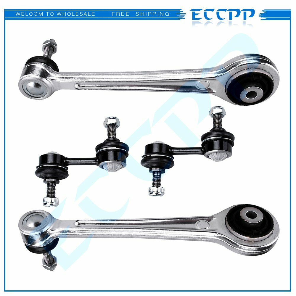 4PCS Rear Lower Control Arm Sway Bar Link Kit For 1997-2003 BMW 540i 530i