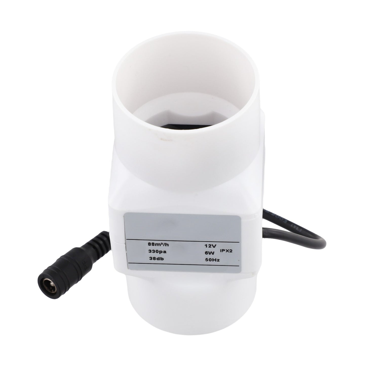 50mm Duct Fan 12V Inline Exhaust Fan 6W for Efficient Indoor Air Circulation