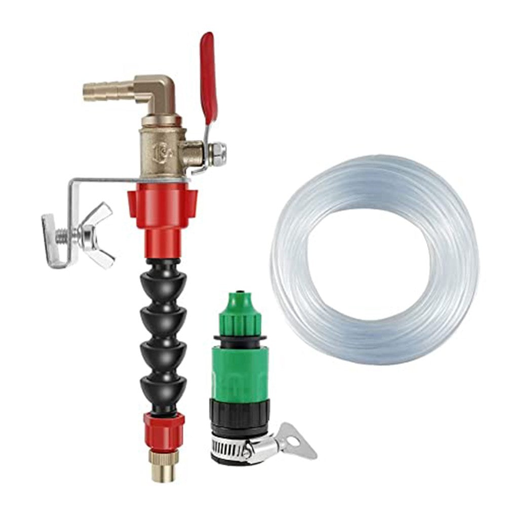Efficient Dust Removal Spray System with Hose and Nozzle for Cutting Machines