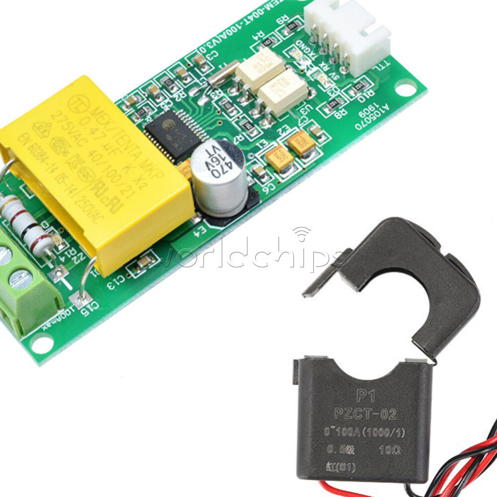 100A AC Multi-functional Voltage Current Test Module With Open Close CT