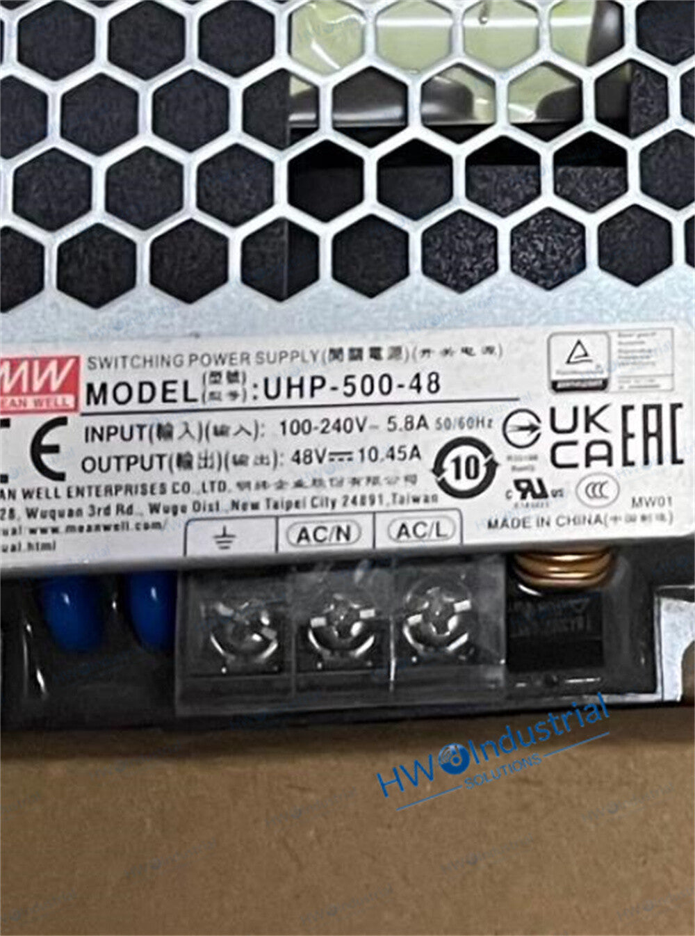 1/piece UHP-500-48  48V 10.45A MEAN WELL Switching Power Supply