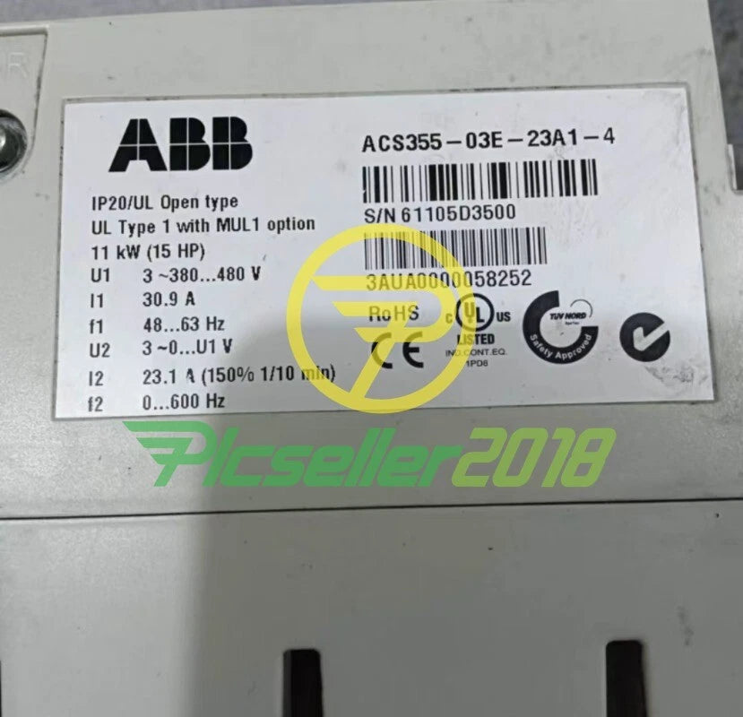 ABB ACS355-03E-23A1-4 11KW  TESTED GOOD Frequency Converter Fast delivery