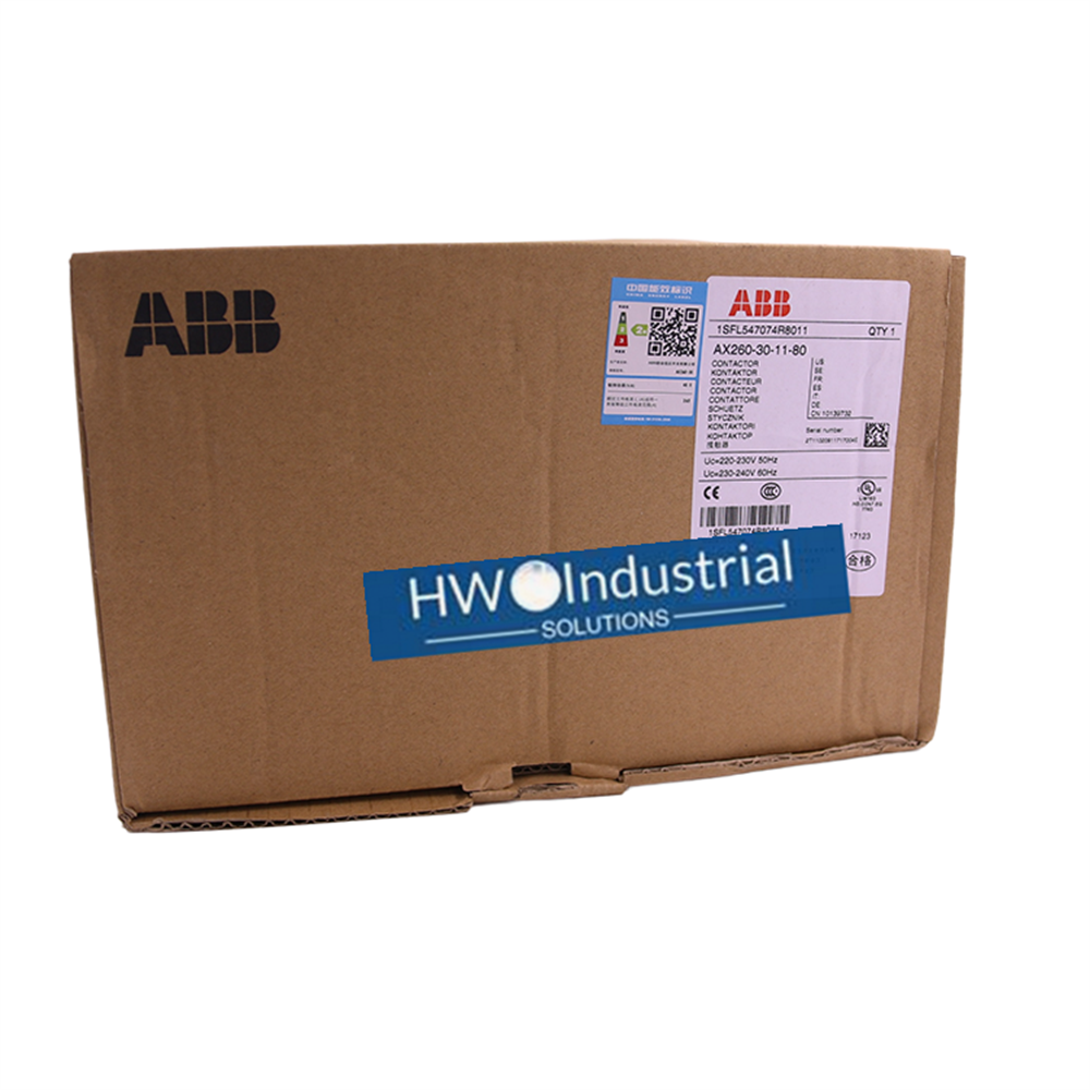 1/piece  ABB AC contactor AX260-30-11-80 AC220V 1SFL547074R8011 (