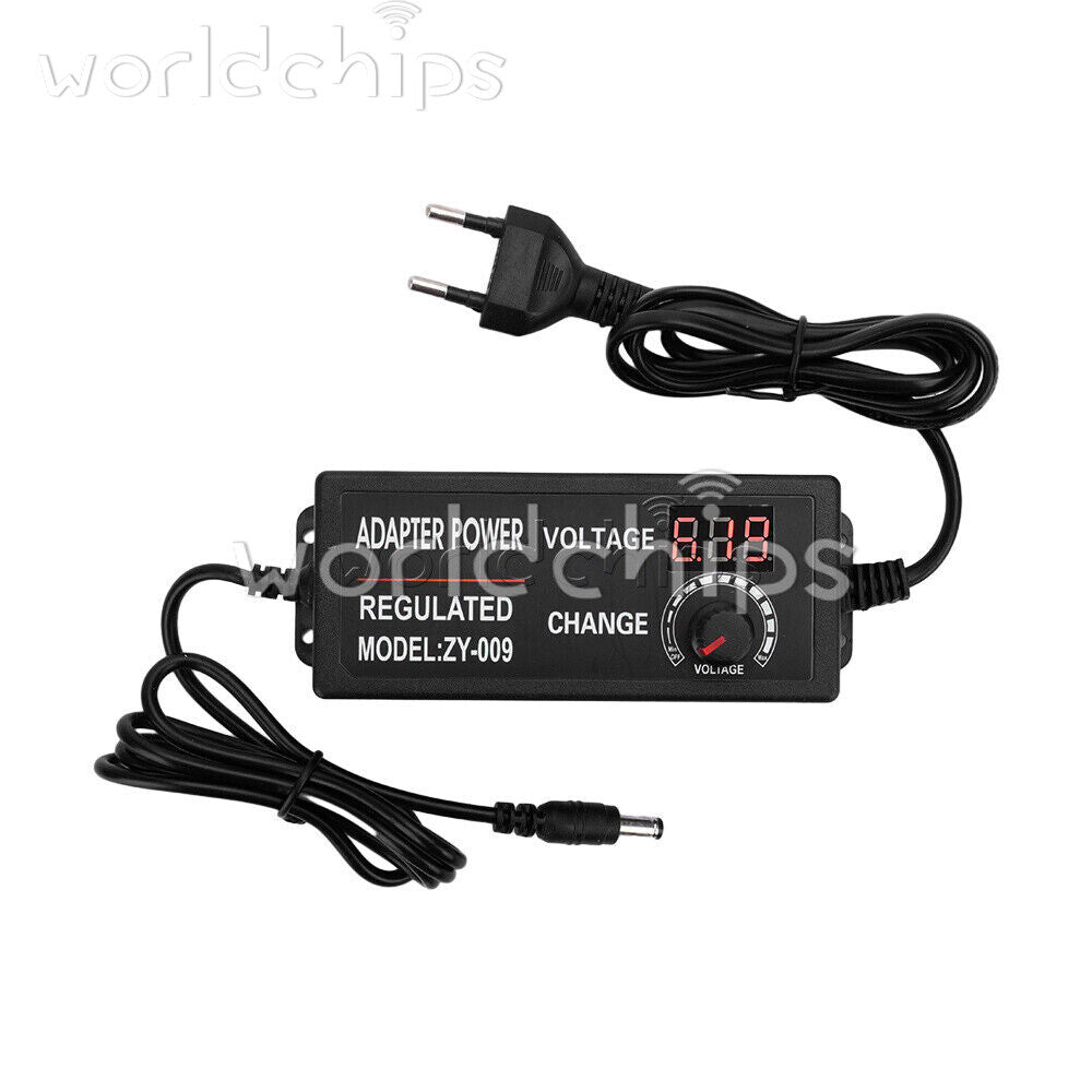 AC100-240V to DC3-24V 3A 5A Adjustable Voltage Power Adapter Switch Power Supply