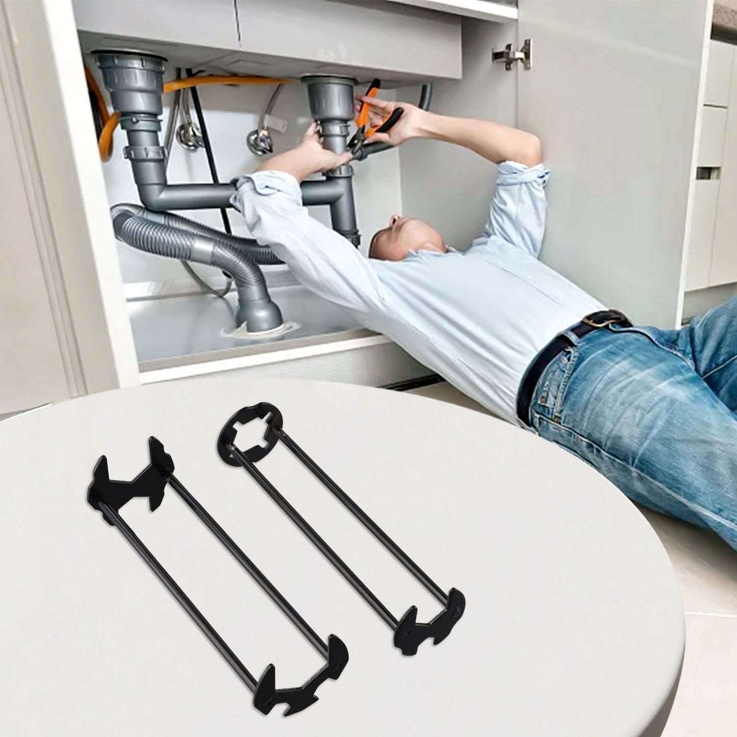 Convenient Plumbing Wrench for Efficient For Bathroom and Kitchen Solutions