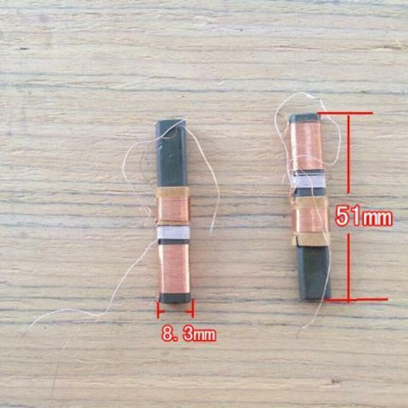 5PCS HW Radio ferrite antenna magnetic bar diameter 8.3x length 51mm with coil