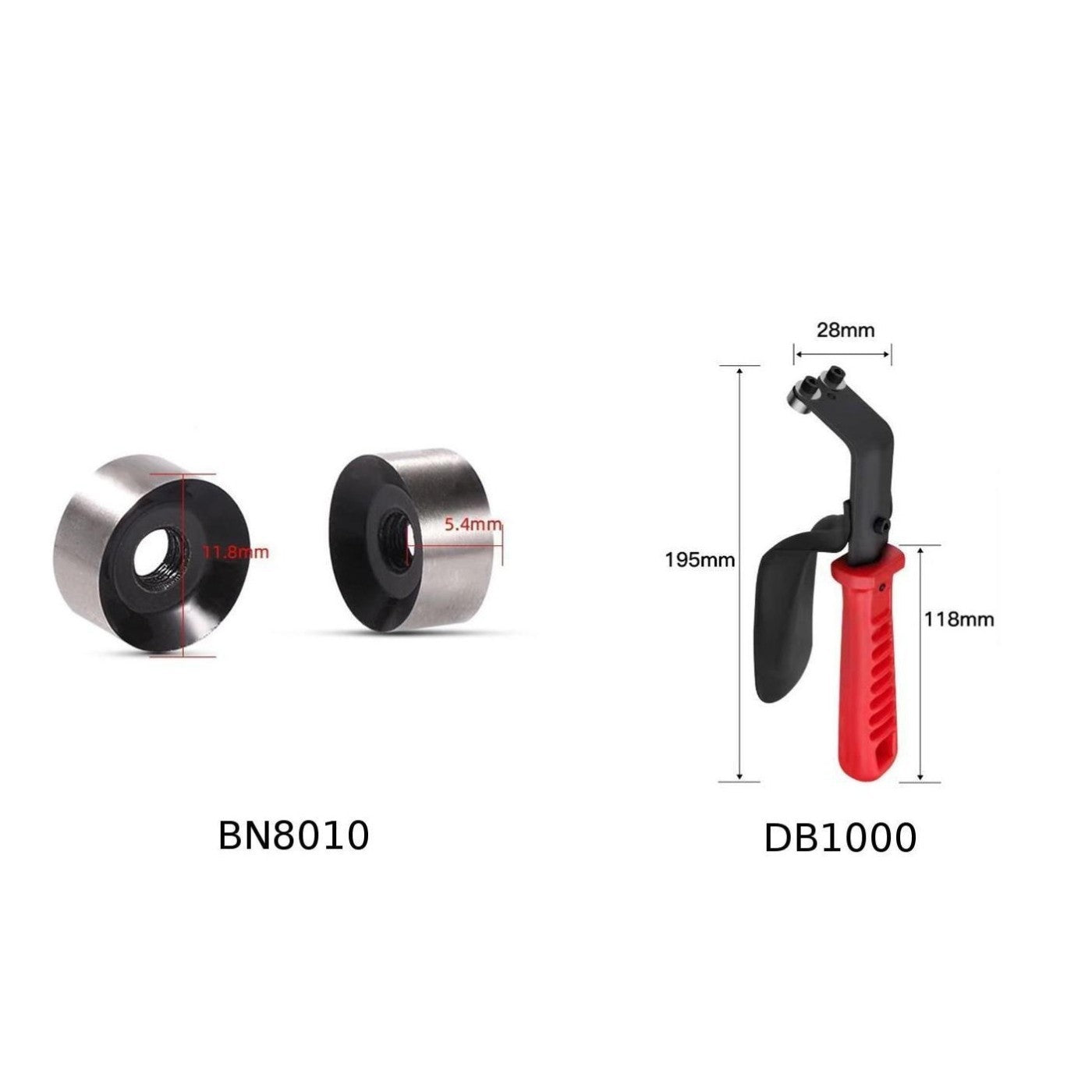 DB1000 Double Sided Sheet Metal Burr Trimming Tool with Circular Cutting Action
