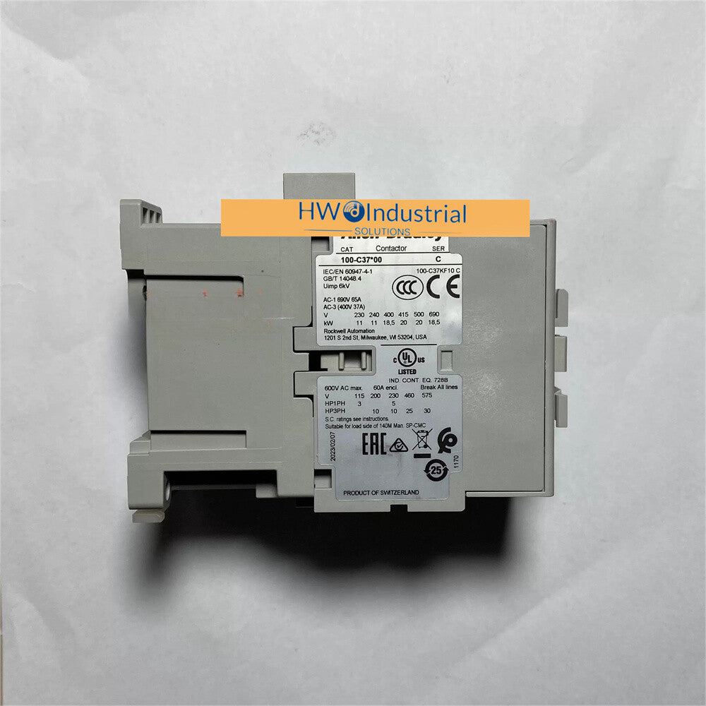 1/piece  100-C37*10 100-C37KF10 230V Coil Voltage Contactor