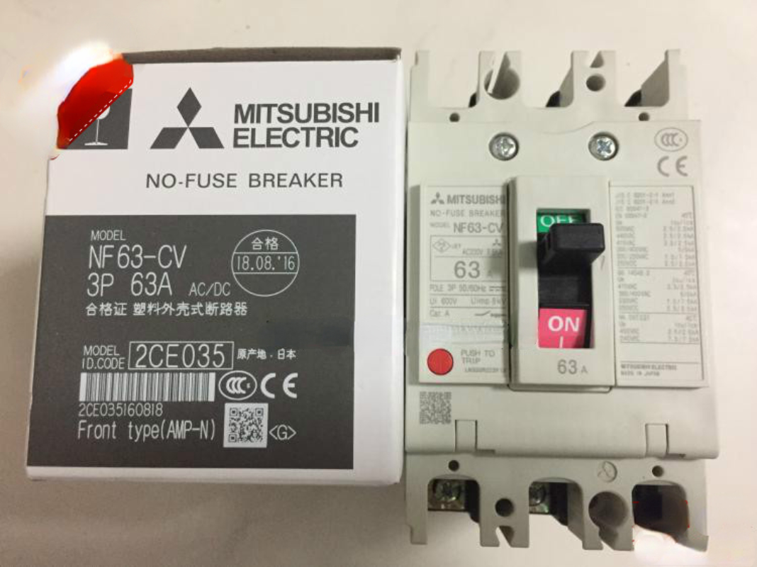 1pcs Mitsubishi Circuit Breaker NF63-CV 3P 63A 1110010819