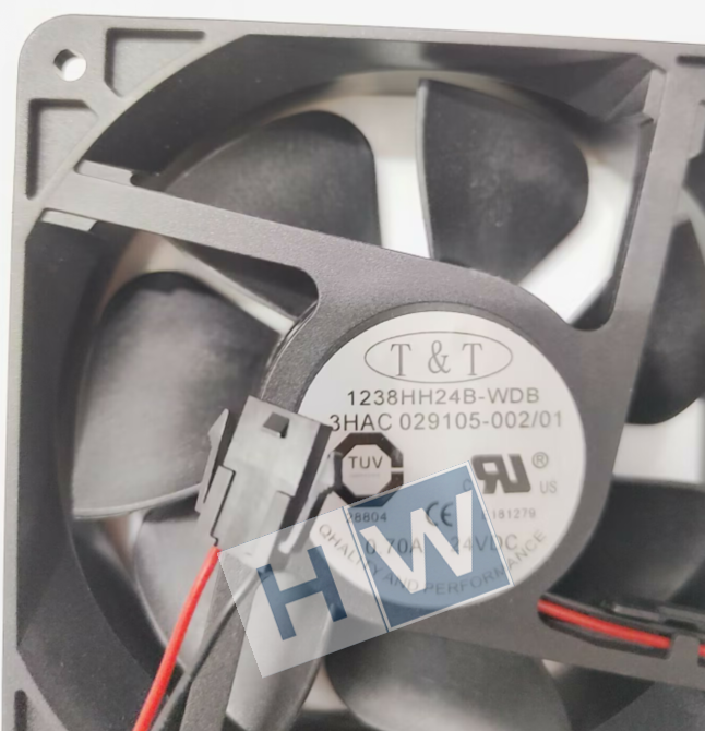 1PC 1238HH24B-WDB ABB Robot Controller Fan 3HAC029105-002/01 Cooling Fan 2-wire