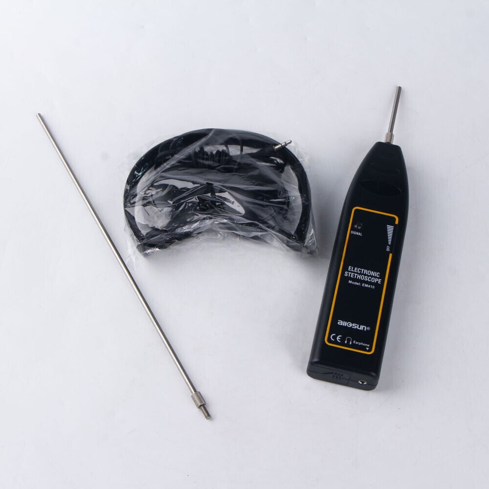 Electronic Stethoscope Earphone Leak Detector Water Hose Detection Equipment Kit