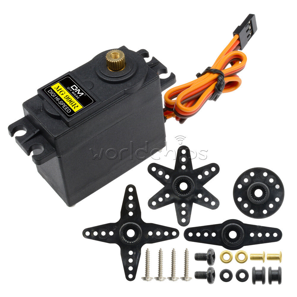 4PCS MG996R Metal Gear Torque Digital Servo for RC Helicopter Car Robot