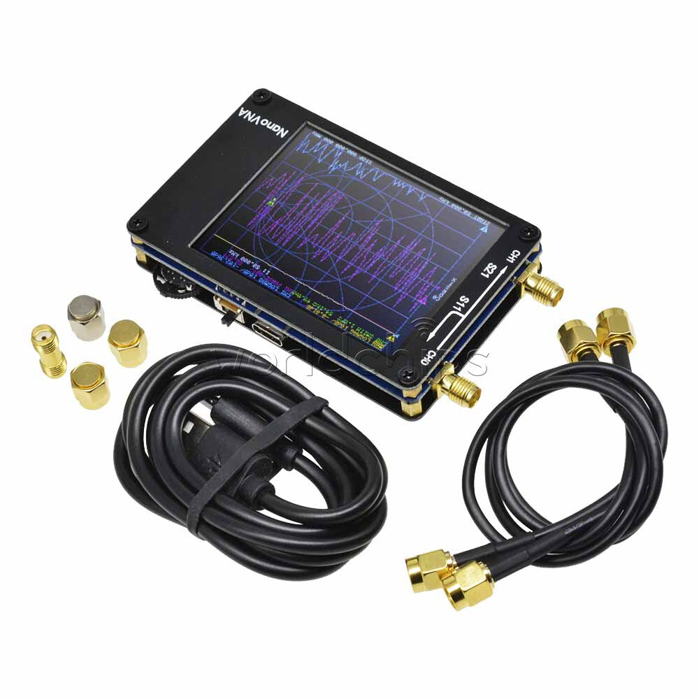 50KHz-900MHz 2.8" Touch TFT NanoVNA Vector Network Analyzer HF VHF UHF Antenna